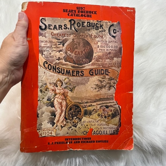Vintage 1897 Sears Roebuck Consumers Guide Catalog 1968 Reprint - Picture 1 of 10